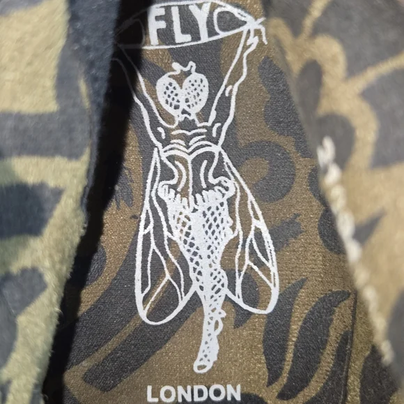 Fly London Duke Brown Suede Distressed Leather Slouch Ankle Boots Sz EU40/US8.5 - Picture 9 of 10